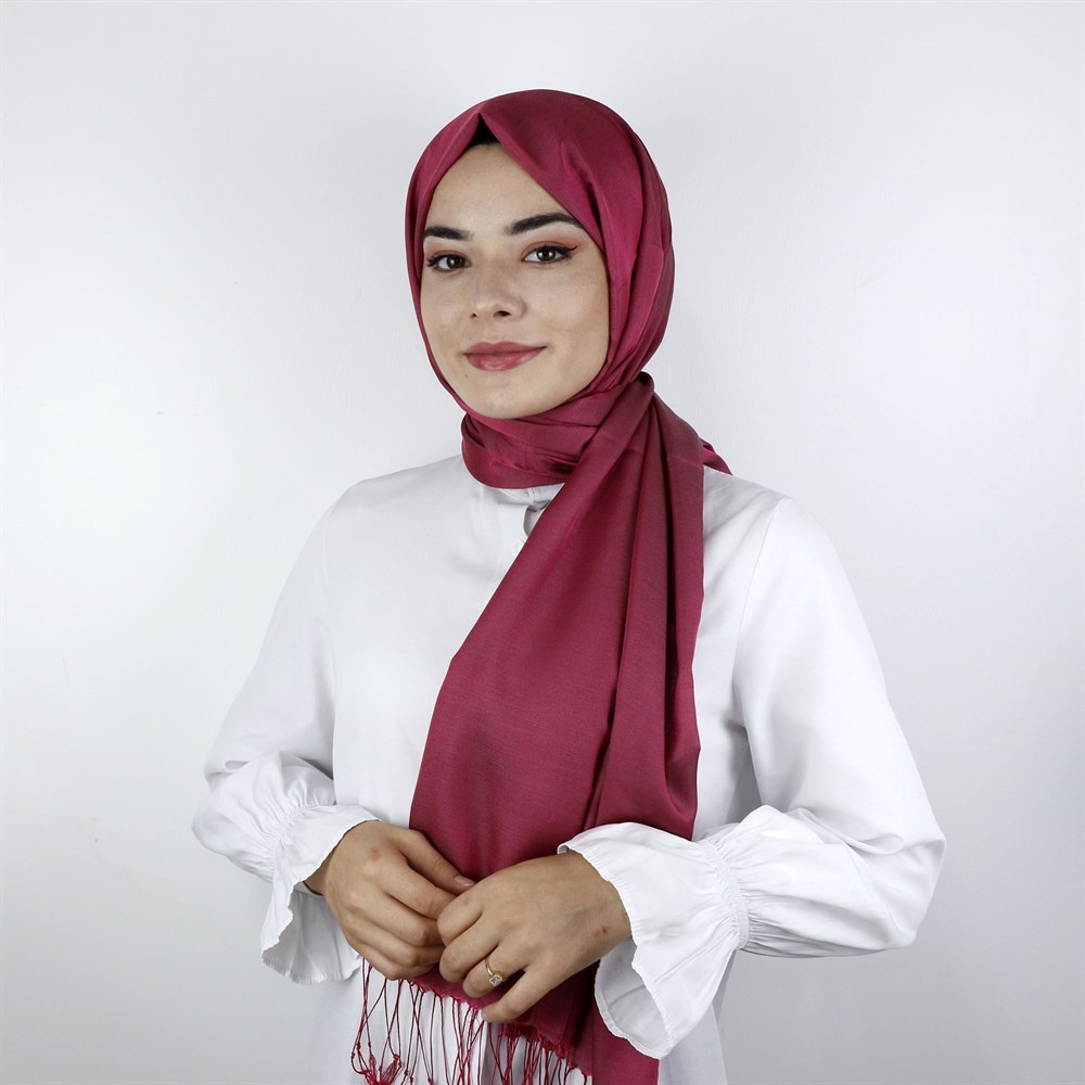 Armine Trend Silk Touch Şal  - 27 - Fuşya