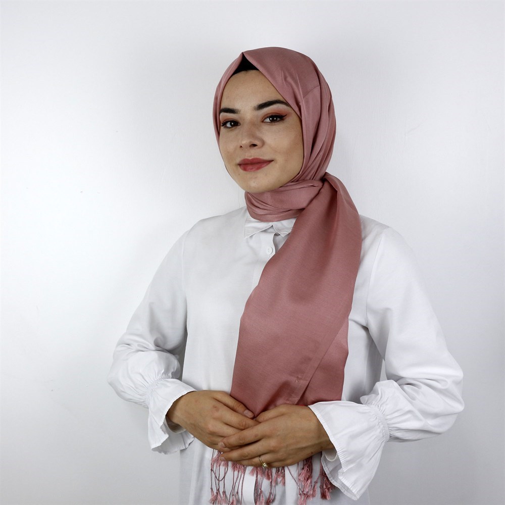 Armine Trend Silk Touch Şal  - 5 - Pastel Pembe