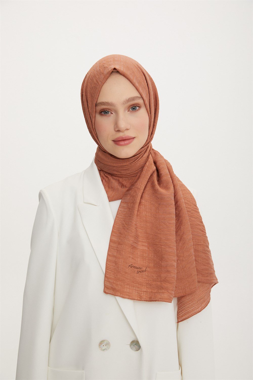 Armine Trend Star Şal - ATSSTR-547- Taba