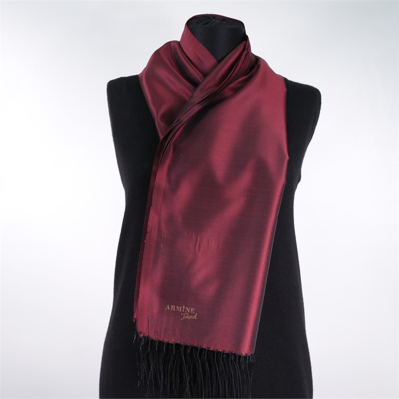 Armine Trend Tafta Şal - V6 - Kırmızı / Siyah