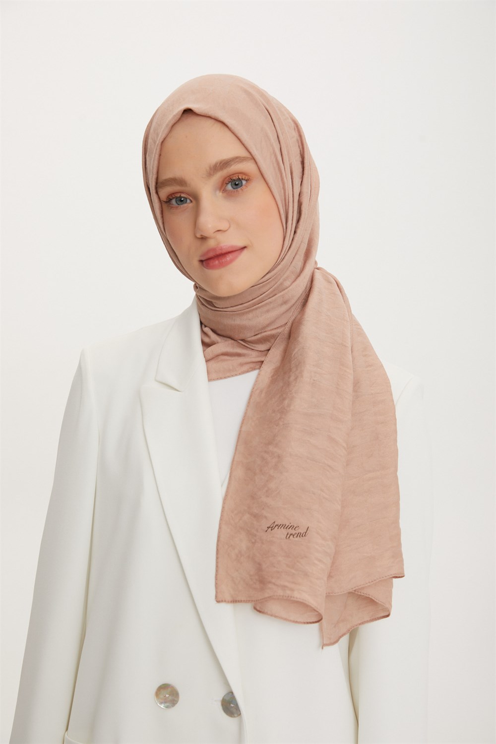 Armine Trend Vega Şal - Modal Kumaş - ATSVG-546 - Eflatun