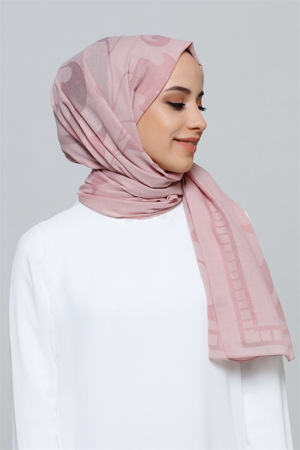 Armine Trend Yakma Şal 1204 - Kirli Pudra