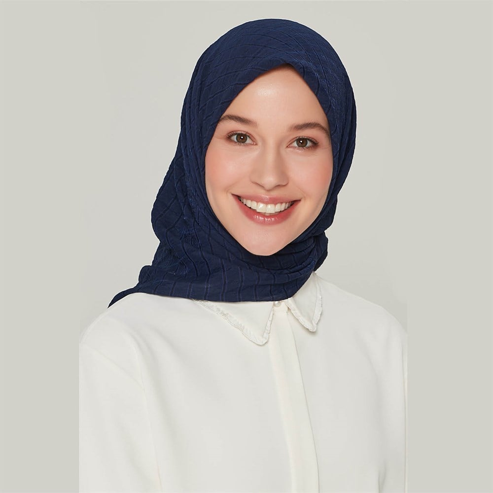 Armine Trend Yok Eşarp - Lacivert