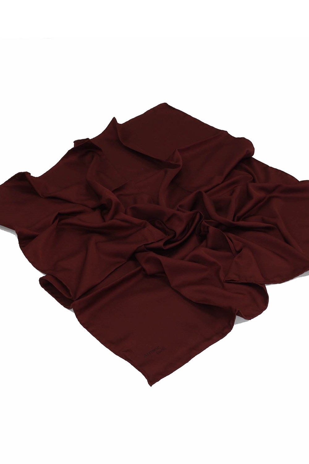 Armine Twill Eşarp - Düz Renk - Bordo