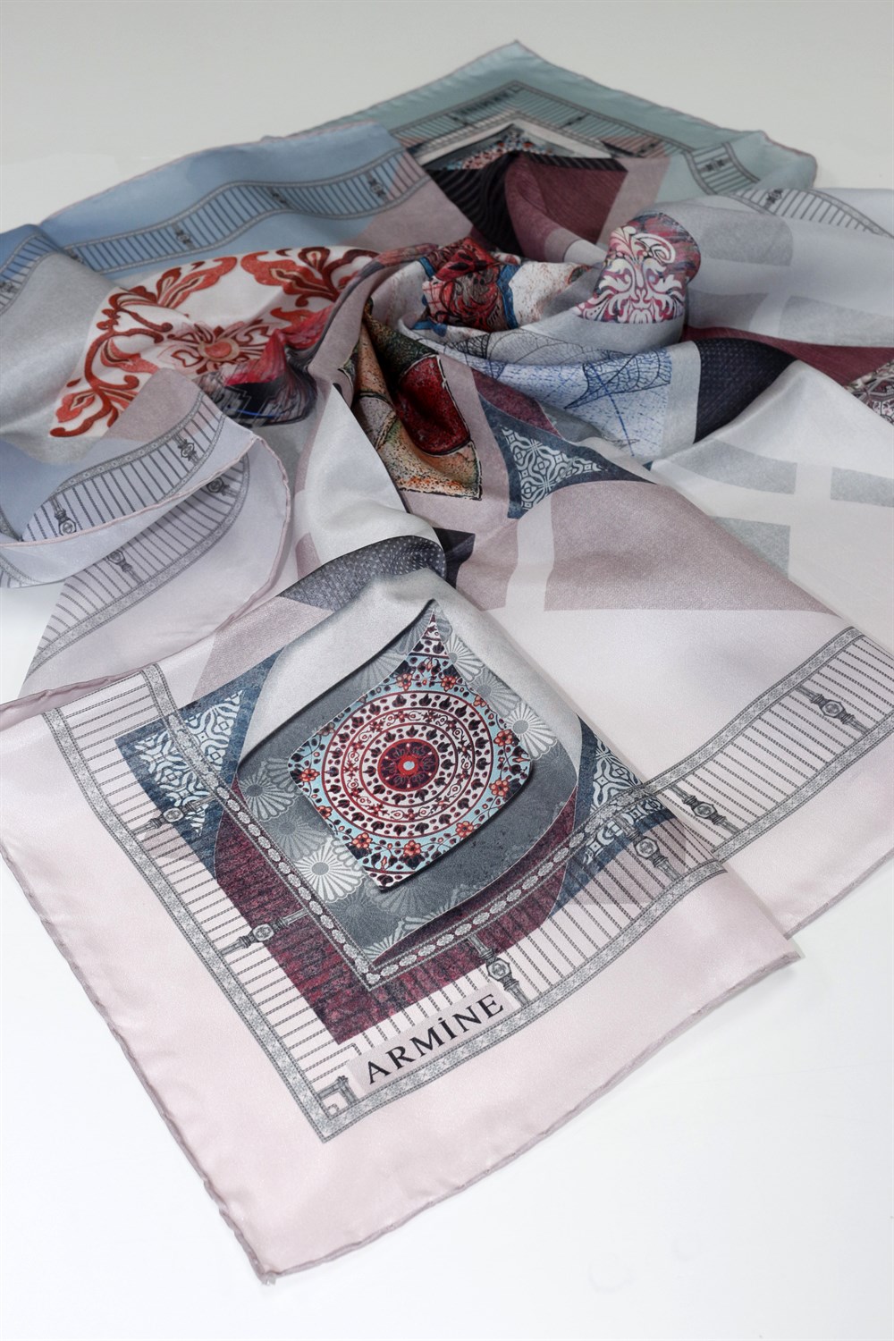 Armine Yaz Serinliği, İnce İpek Eşarp - 8312DH-83