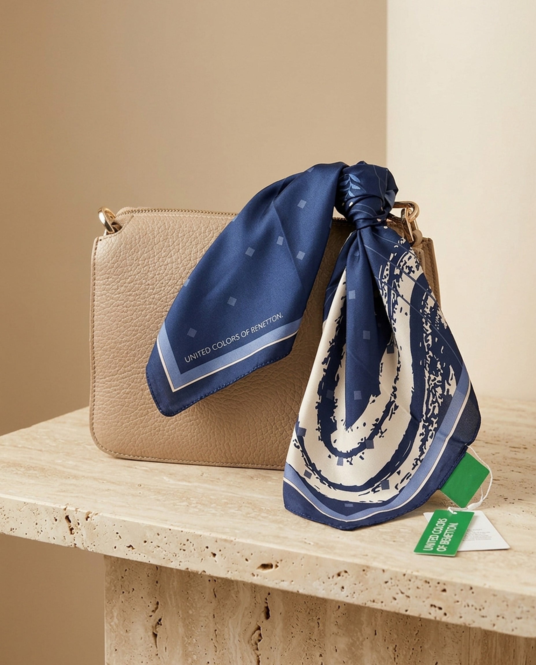 Benetton Bandana - Flora - 1019-003 - Lacivert