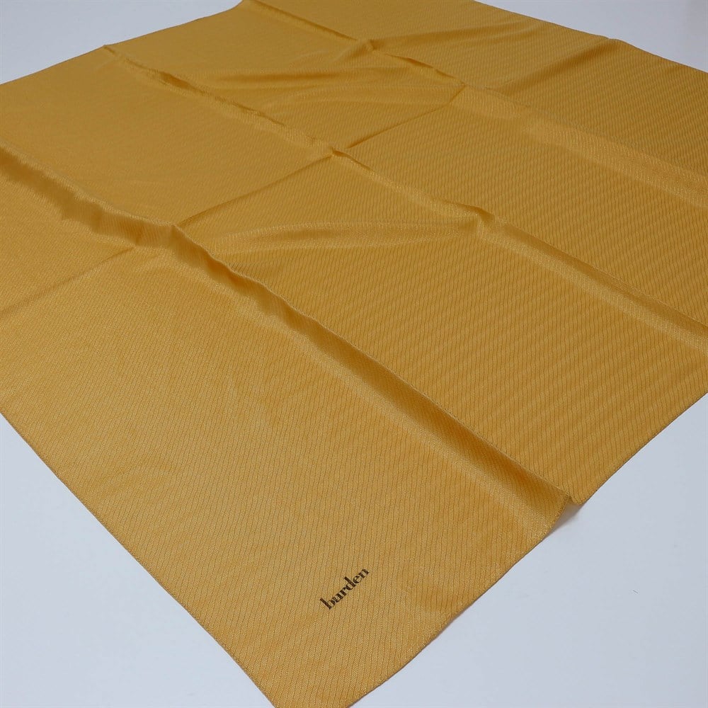 Burden Perla Simli Büyük Boy Eşarp - 110 cm - V9 - Altın