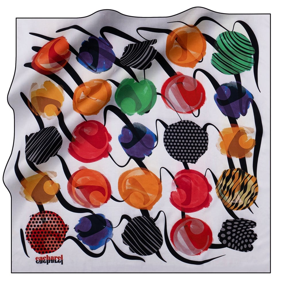 Cacharel Eşarp - Polyester Tivil Kumaş - 7788314-913