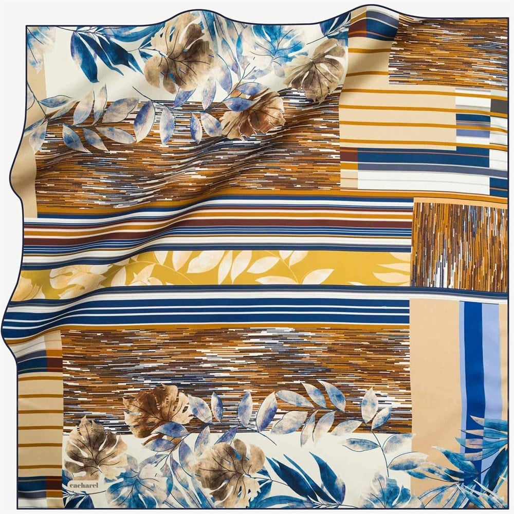 Cacharel Twill İpek Eşarp - 2019 İlkbahar-Yaz  - 7769313-921 - Tivil