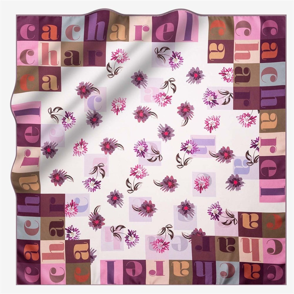 Cacharel Twill İpek Eşarp - 2019/2020 Sonbahar-Kış - 7914313-991 - Tivil