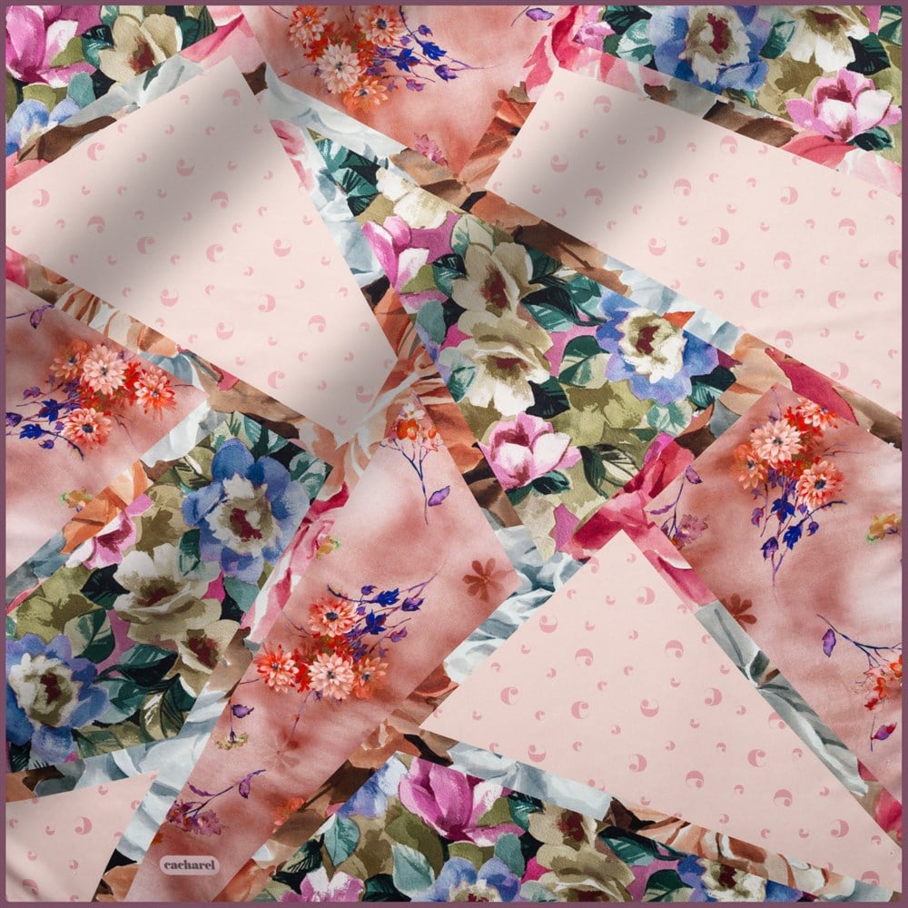 Cacharel Twill İpek Eşarp - 2019/2020 Sonbahar-Kış - 7887313-991