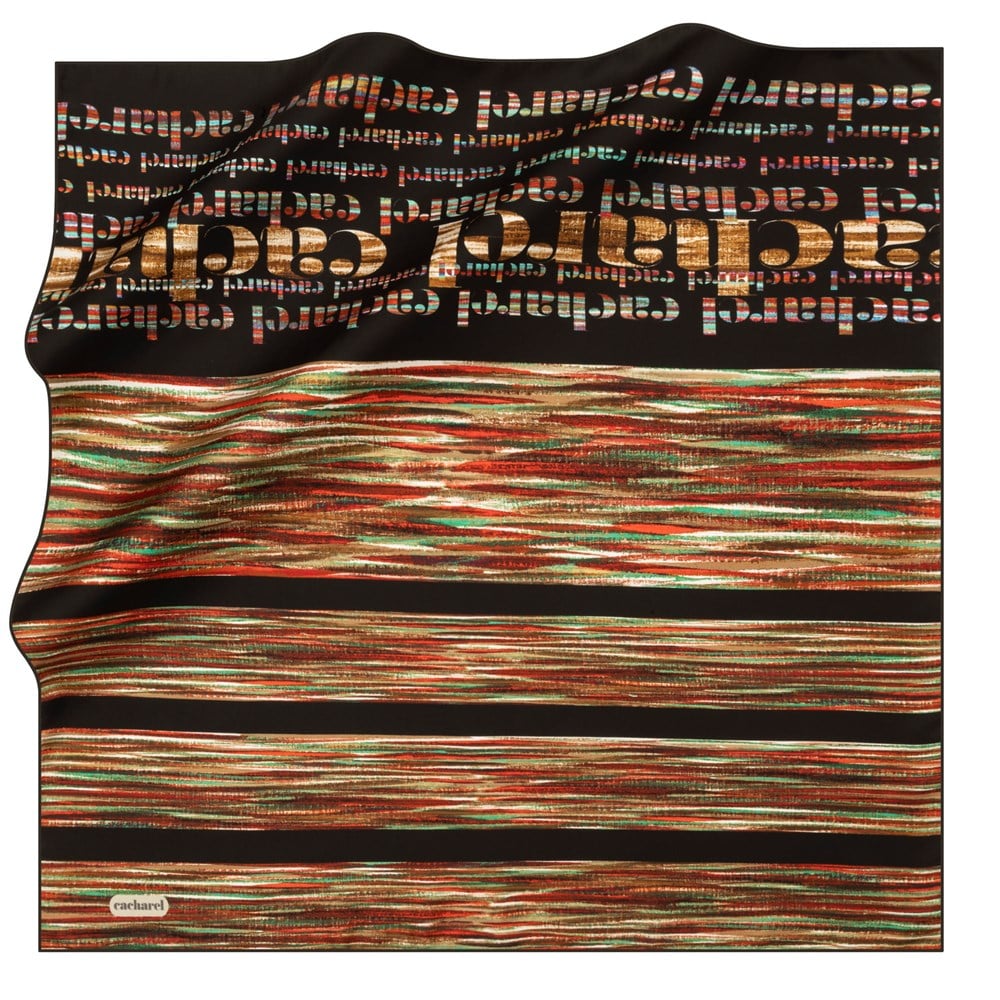 Cacharel Twill İpek Eşarp - 2020 İlkbahar-Yaz - 7718313-912 - Tivil