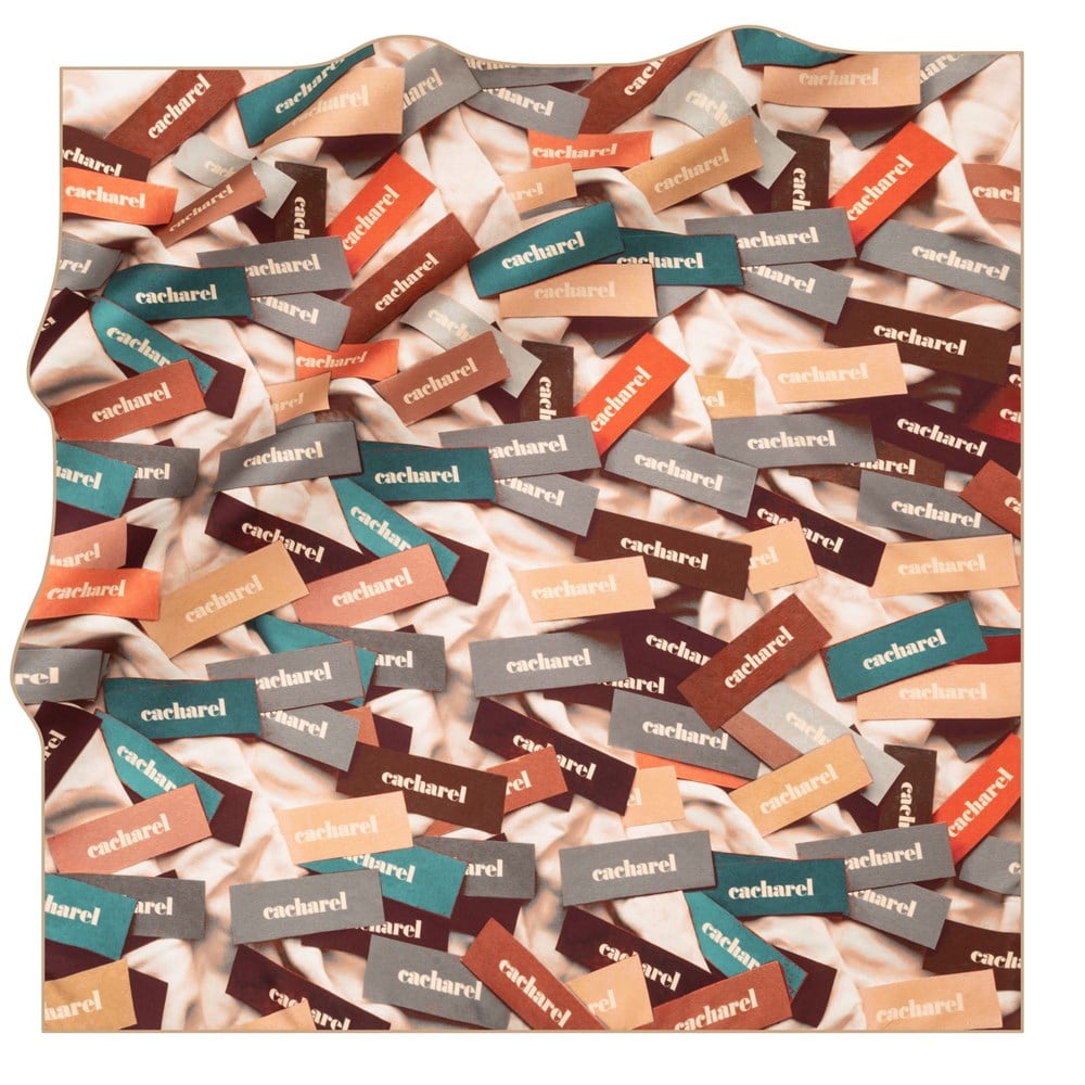 Cacharel Twill İpek Eşarp - 2020 İlkbahar-Yaz - 8080313-961 - Tivil