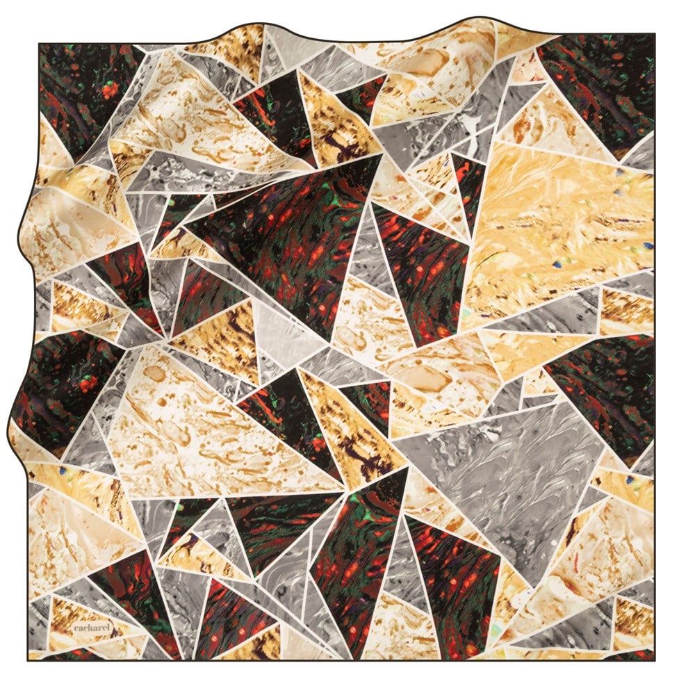 Cacharel Twill İpek Eşarp - 2020 İlkbahar-Yaz - 8046313-912 - Tivil