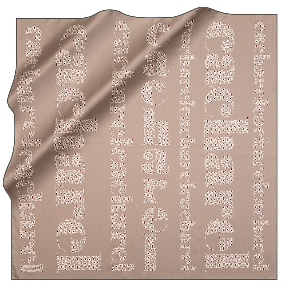 Cacharel Twill İpek Eşarp - 2020/2021 Sonbahar-Kış - 8178313-931 - Tivil
