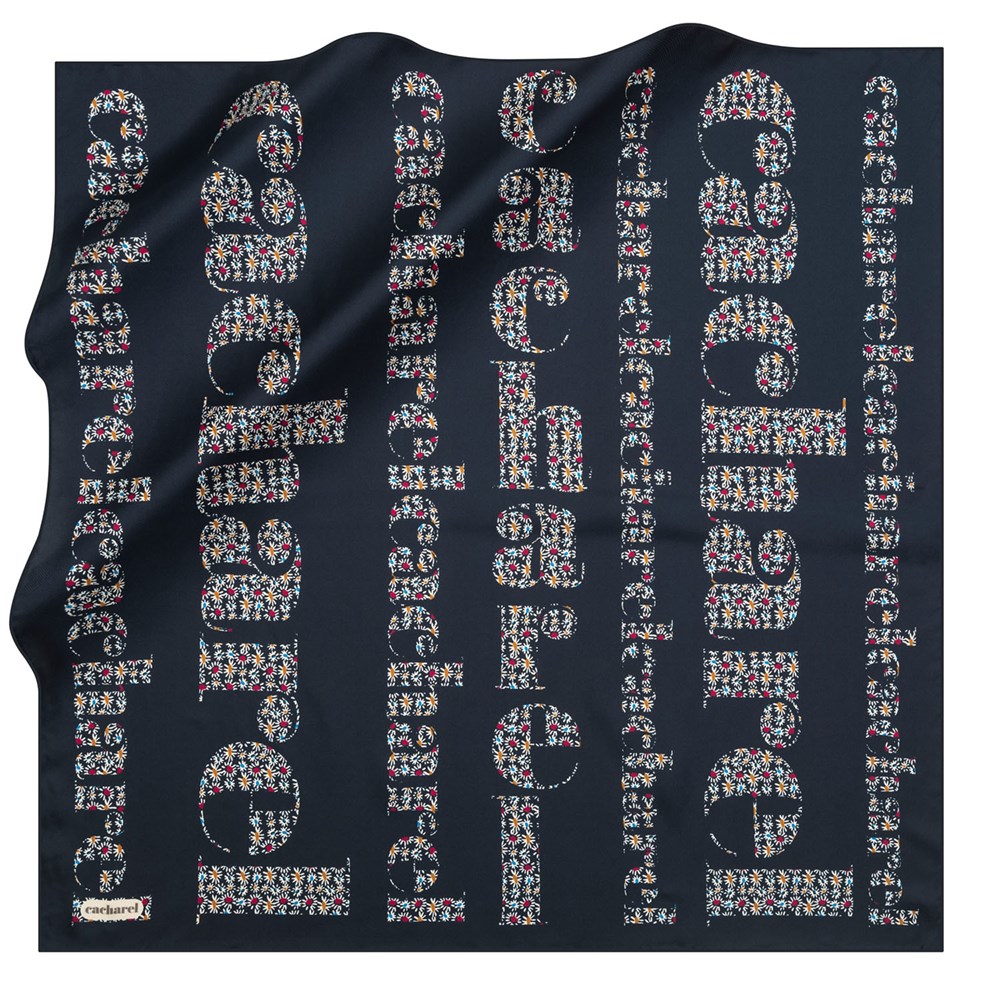 Cacharel Twill İpek Eşarp - 2020/2021 Sonbahar-Kış - 8178313-921 - Tivil