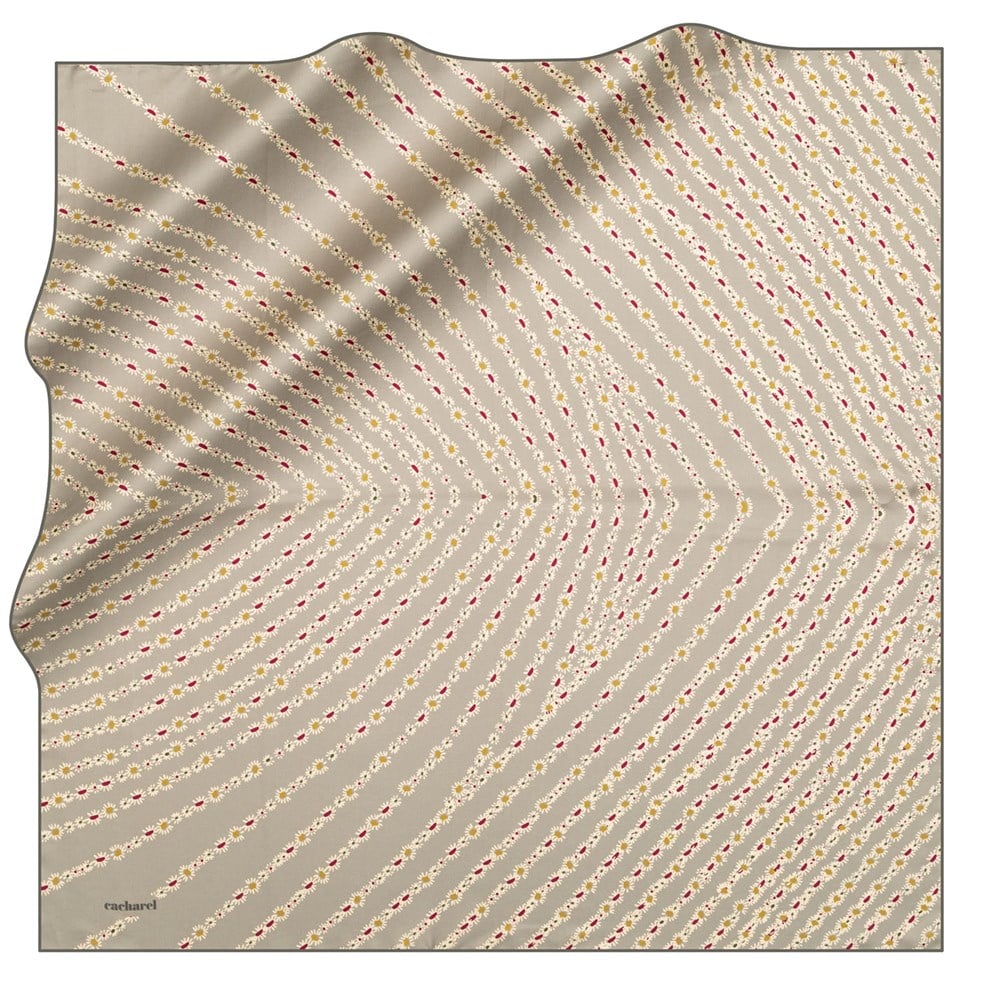 Cacharel Twill İpek Eşarp - 2020/2021 Sonbahar-Kış - 8177313-952 - Tivil