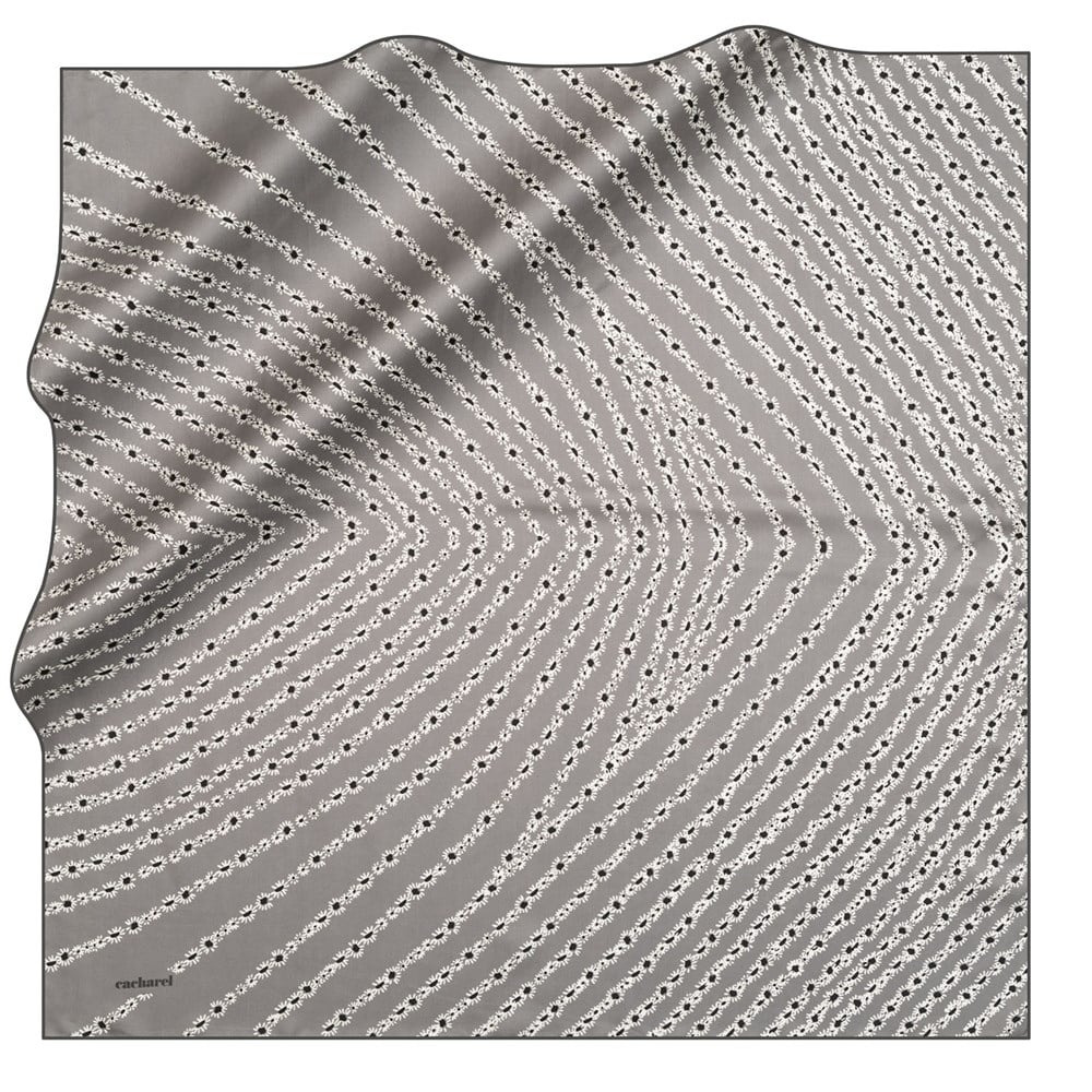 Cacharel Twill İpek Eşarp - 2020/2021 Sonbahar-Kış - 8177313-971 - Tivil