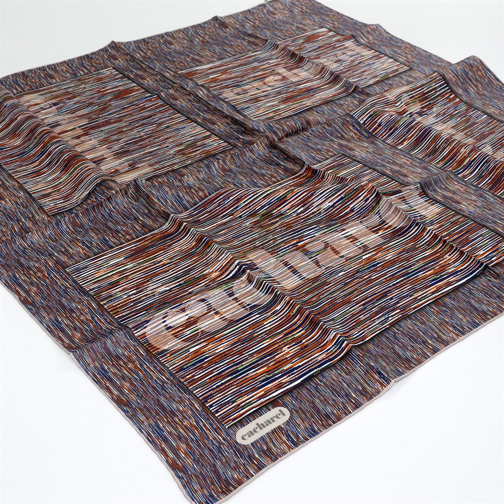 Cacharel Twill İpek Eşarp - 2021 İlkbahar-Yaz - 8224313-963 - Sura