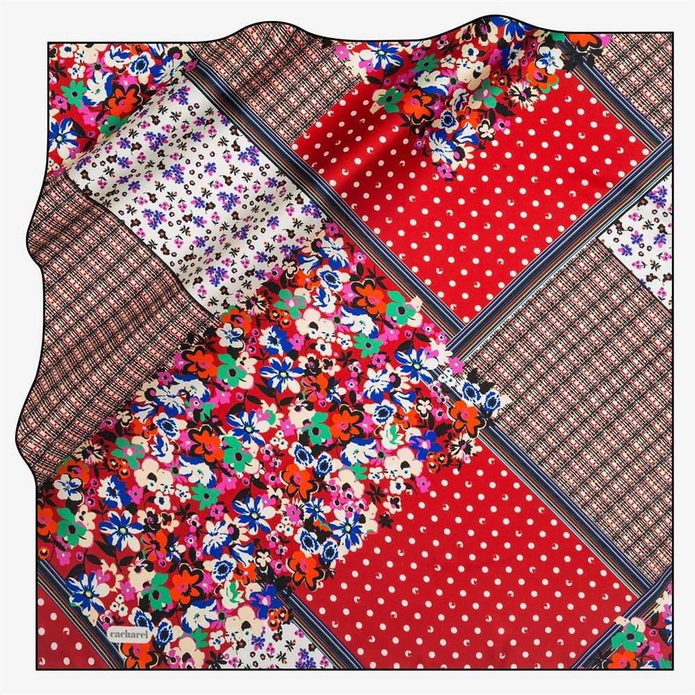 Cacharel Twill İpek Eşarp - 7694313-911