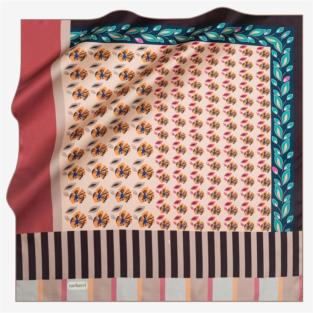 Cacharel Twill İpek Eşarp - 7723313-931