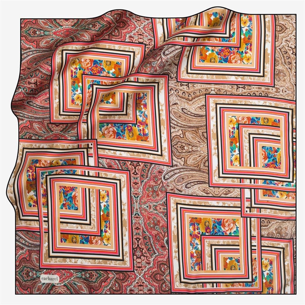 Cacharel Twill İpek Eşarp - 7749313-913