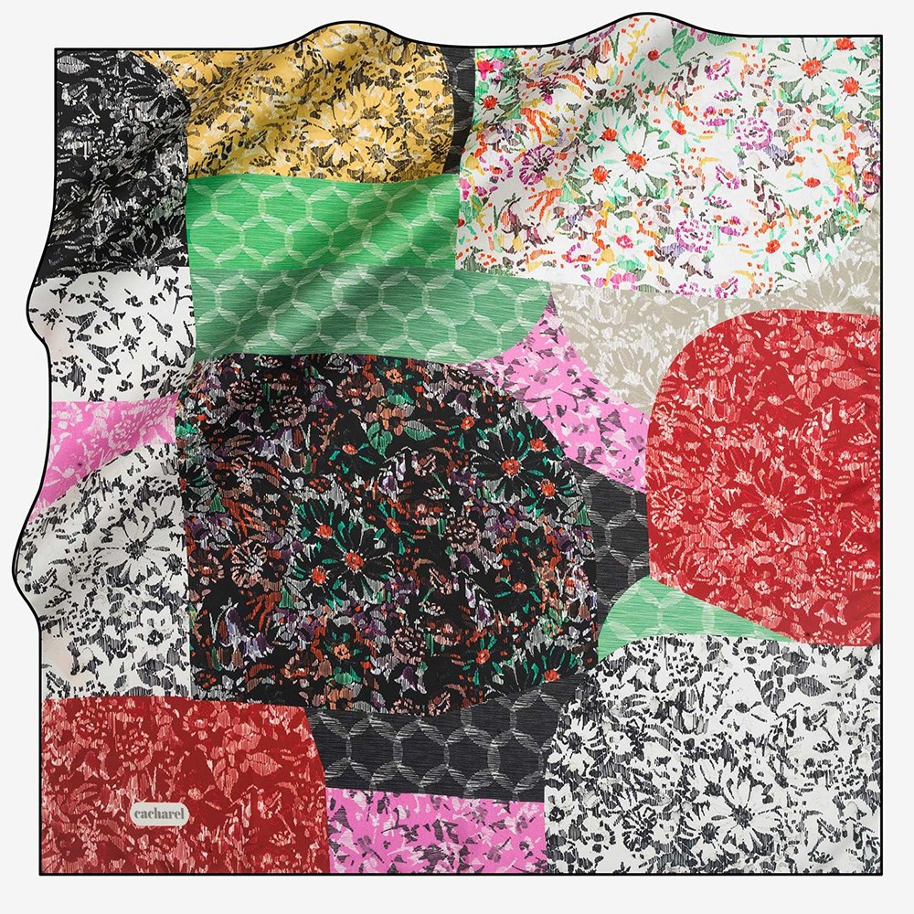 Cacharel Twill İpek Eşarp 2018/2019 Sonbahar Kış - 7640313-911