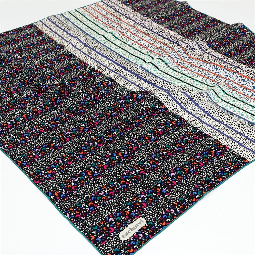 Cacharel Twill İpek Eşarp - 2021 İlkbahar-Yaz - 8304313-952 - Tivil