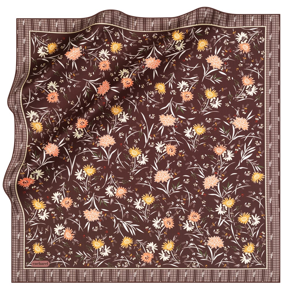 Cacharel Twill İpek Eşarp - 2021 İlkbahar-Yaz - 8131313-942 - Tivil