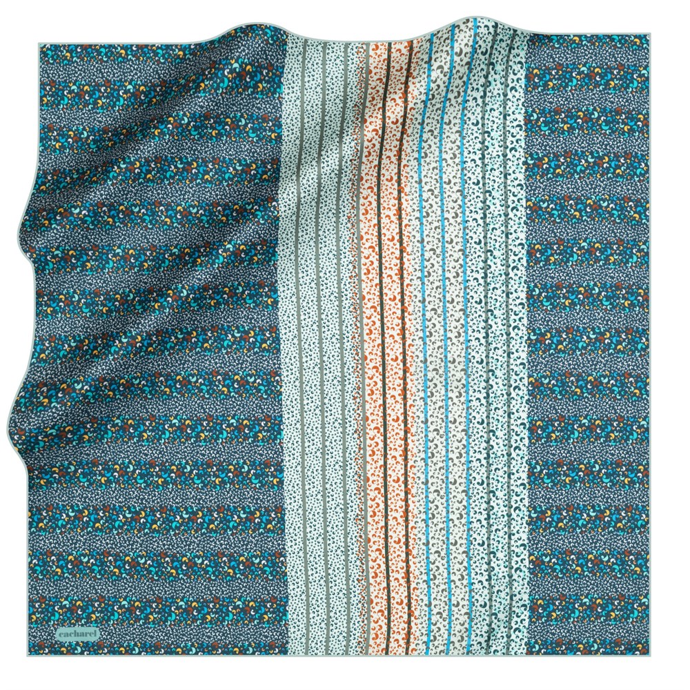 Cacharel Twill İpek Eşarp - 2021 İlkbahar-Yaz - 8304313-923 - Tivil