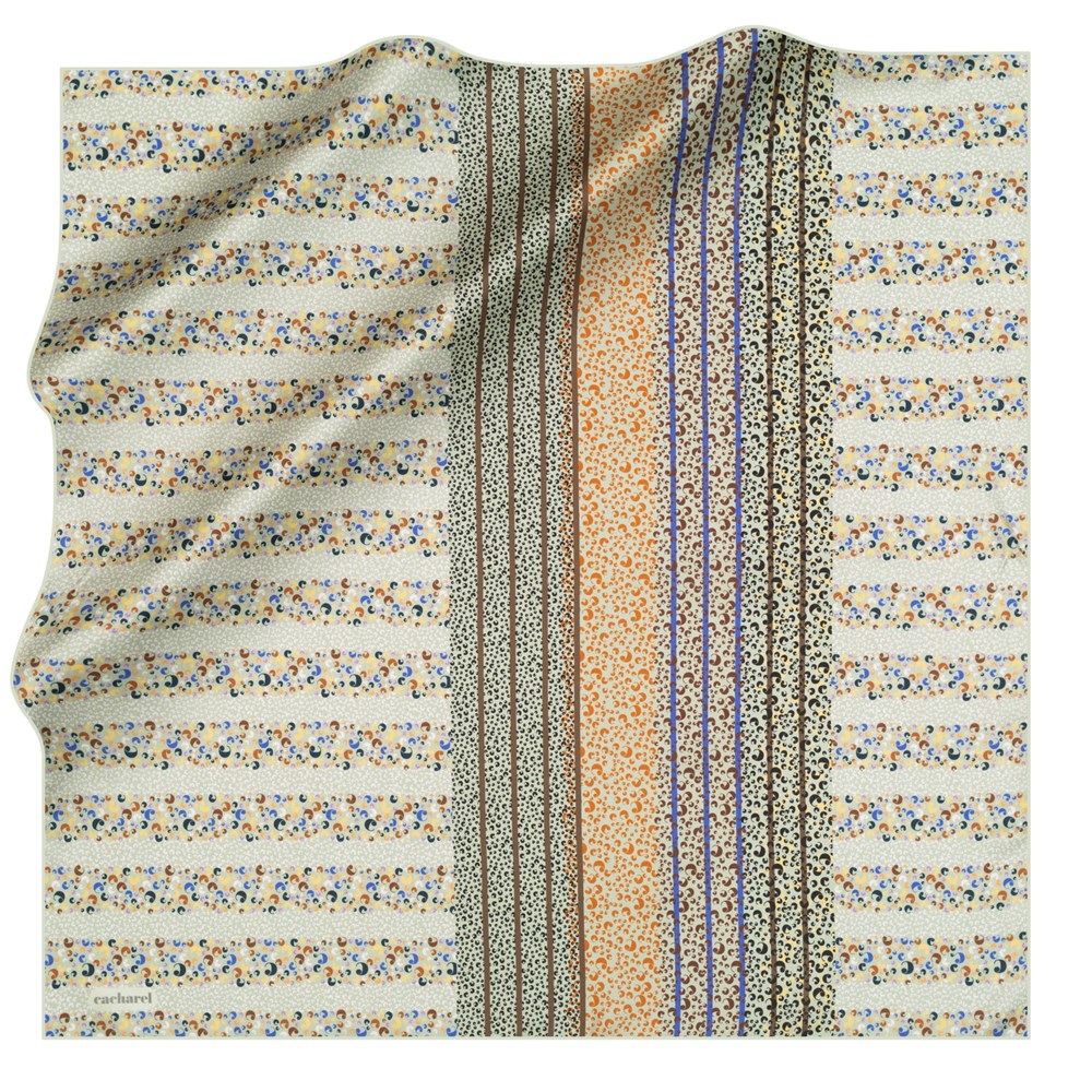 Cacharel Twill İpek Eşarp - 2021 İlkbahar-Yaz - 8304313-951 - Tivil