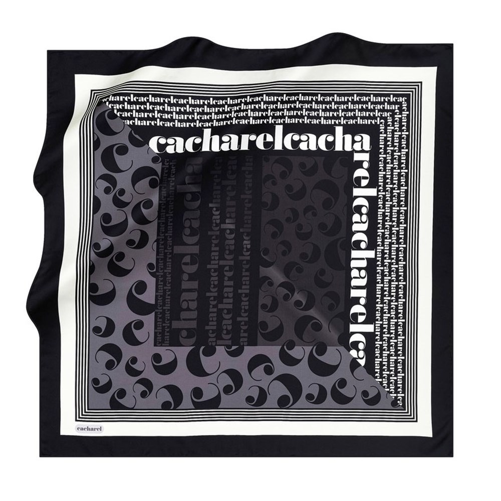Cacharel Twill İpek Eşarp - 2021/2022 Sonbahar-Kış - 8387313-912 - Tivil