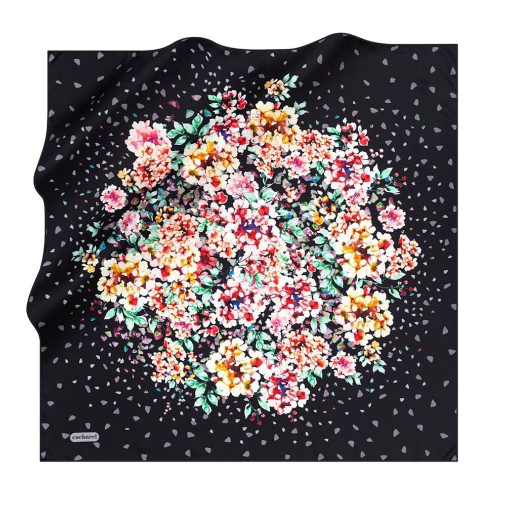 Cacharel Twill İpek Eşarp - 2021/2022 Sonbahar-Kış - 8329313-911 - Tivil