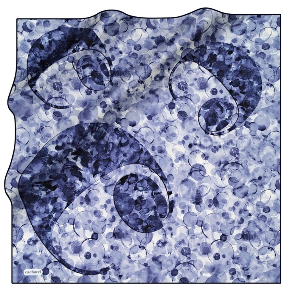 Cacharel Twill İpek Eşarp - 2022/2023 Sonbahar-Kış - 8593313-922 - Tivil