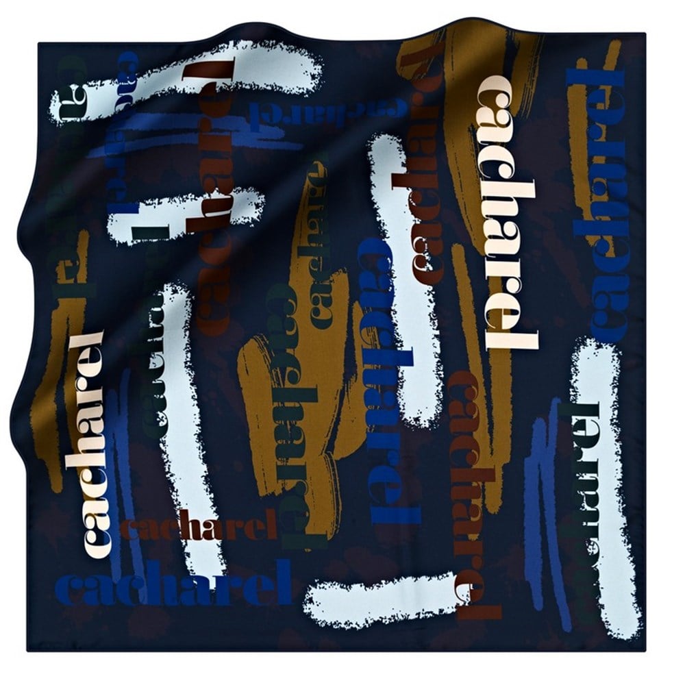 Cacharel Twill İpek Eşarp - 2022/2023 Sonbahar-Kış - 8588313-921 - Tivil