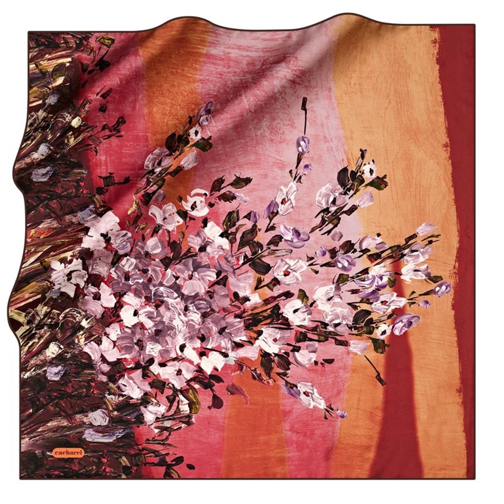 Cacharel Twill İpek Eşarp - 2022/2023 Sonbahar-Kış - 7929313-931 - Tivil