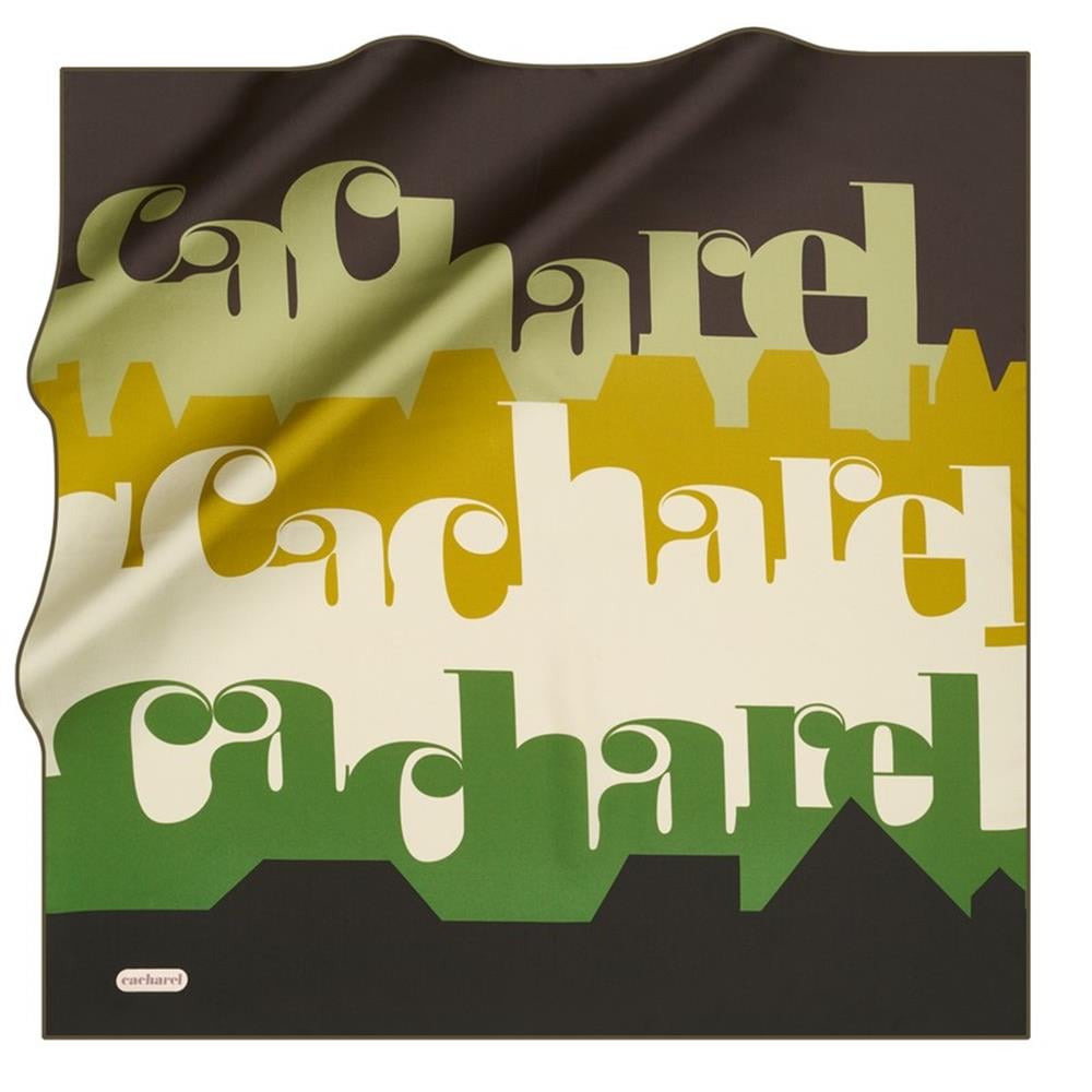 Cacharel Twill İpek Eşarp - 2023 İlkbahar-Yaz - 8497313-951 - Tivil