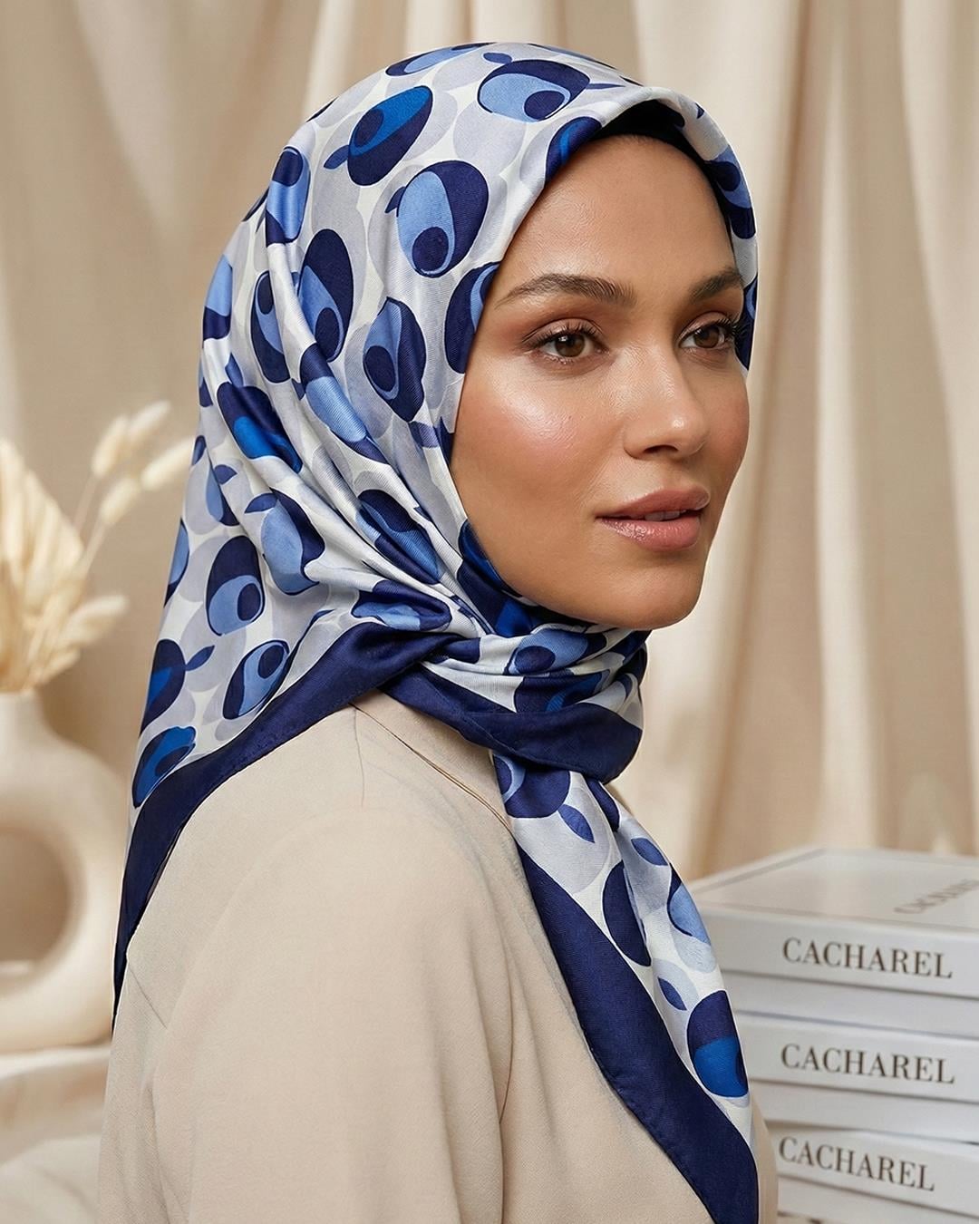 Cacharel Twill Silk Scarf - 8645313-921 - Twill