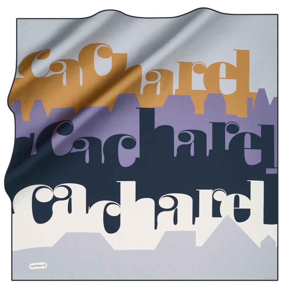 Cacharel Twill İpek Eşarp - 2023 İlkbahar-Yaz - 8497313-922 - Tivil