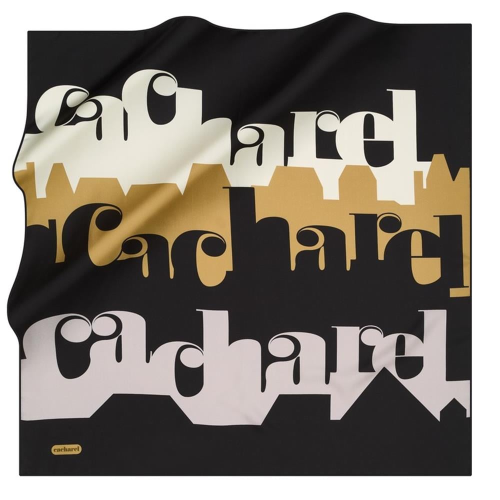 Cacharel Twill İpek Eşarp - 2023 İlkbahar-Yaz - 8497313-912 - Tivil