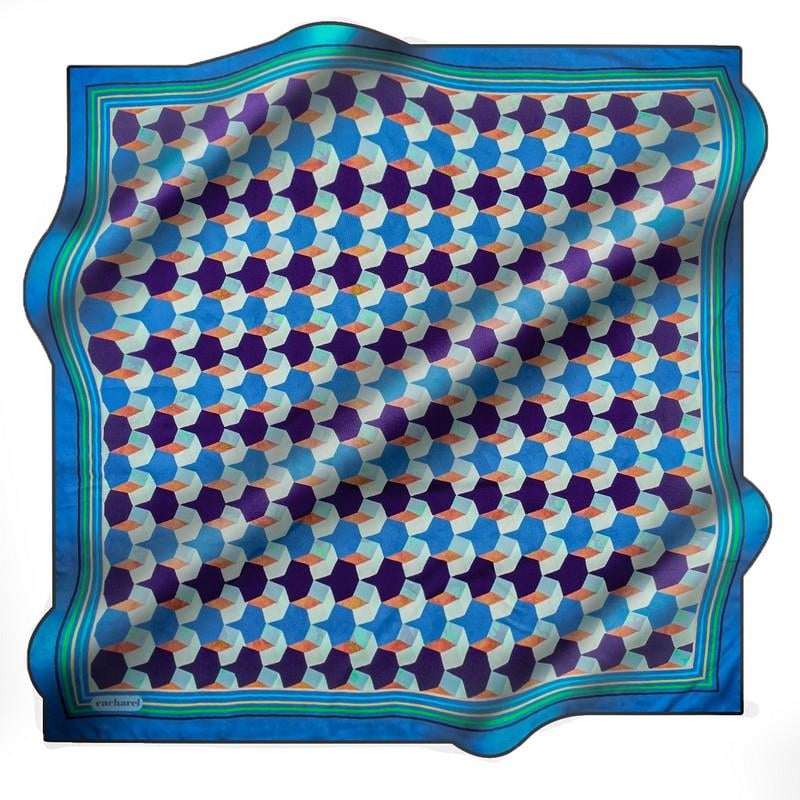 Cacharel Twill İpek Eşarp - 2023/2024 Sonbahar-Kış - 8787313-922 - Tivil