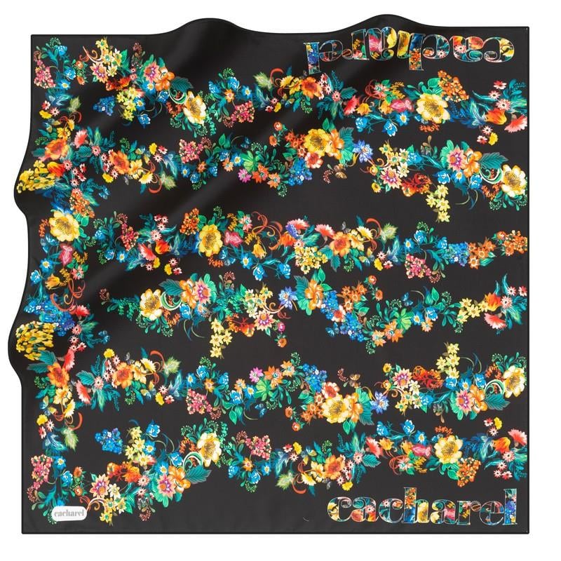 Cacharel Twill İpek Eşarp - 2024 İlkbahar-Yaz - 8862313-913 - Tivil