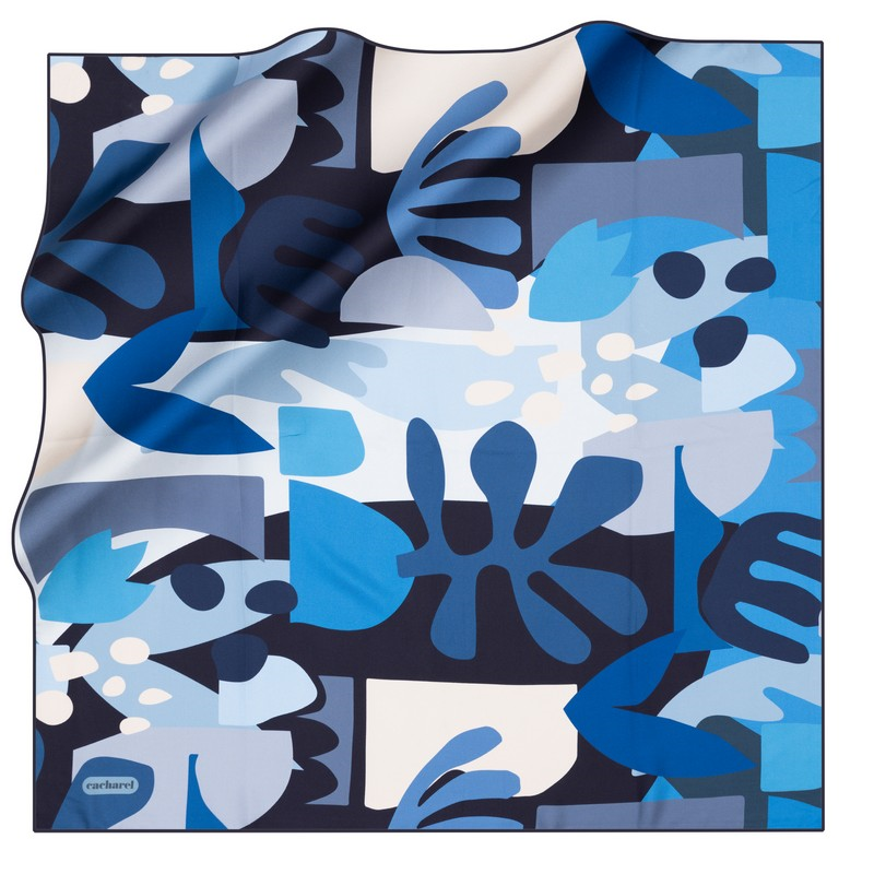 Cacharel Twill İpek Eşarp - 2025 İlkbahar-Yaz - 9006313-921 - Tivil