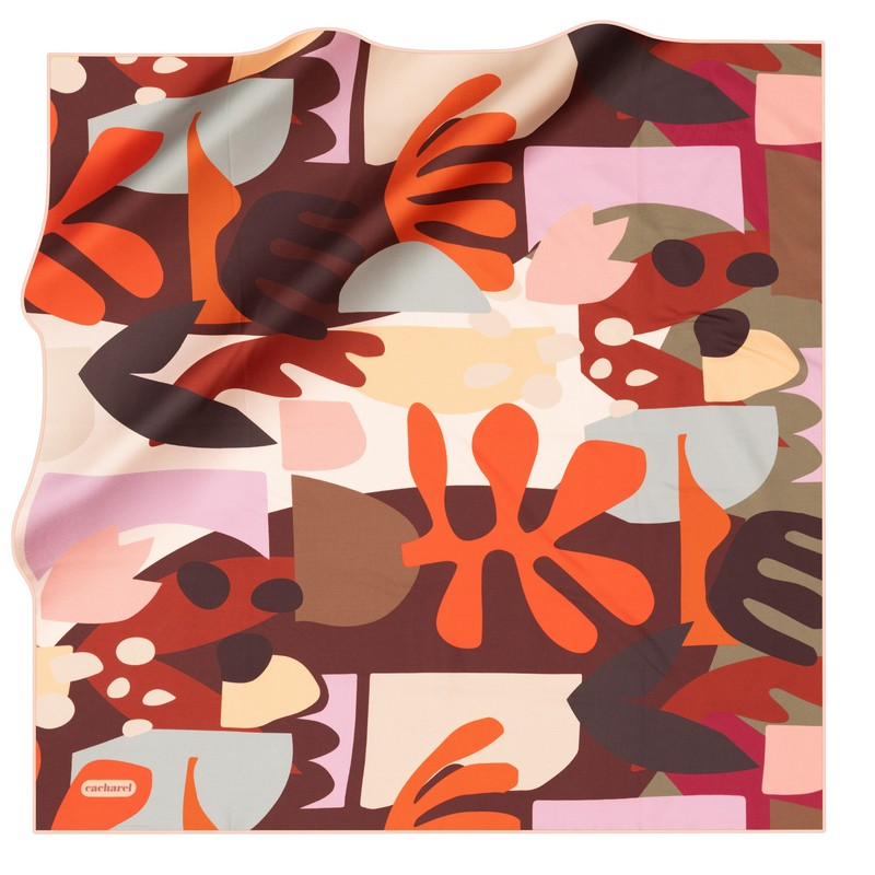 Cacharel Twill İpek Eşarp - 2025 İlkbahar-Yaz - 9006313-961 - Tivil