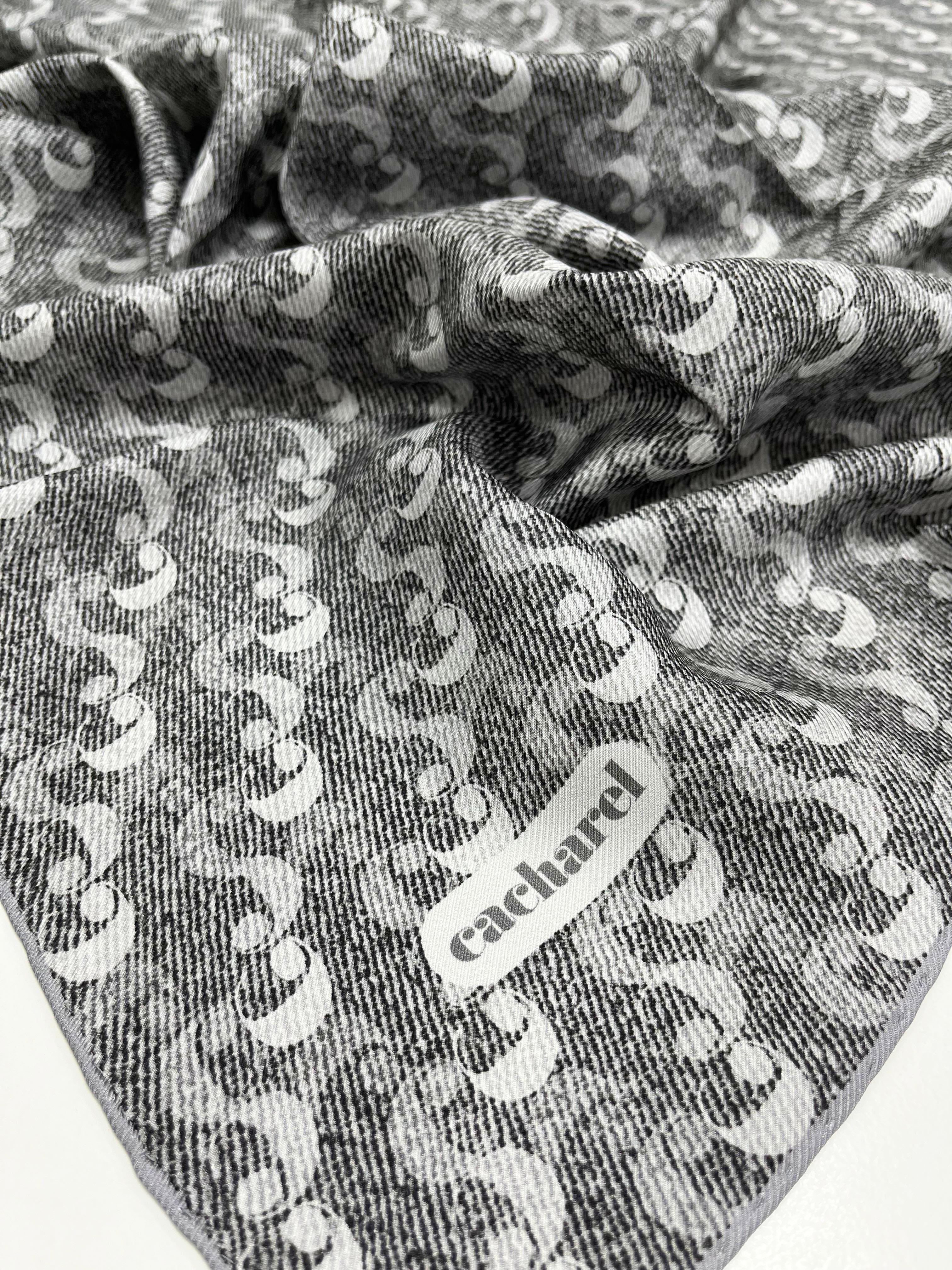 Cacharel Twill İpek Eşarp - 2025 İlkbahar-Yaz - 9005313-971 - Tivil