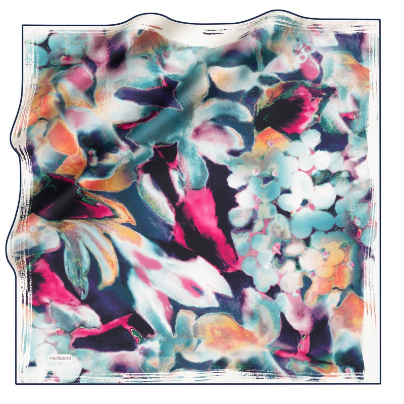 Cacharel Twill İpek Eşarp - 2025 İlkbahar-Yaz - 8756313-921 - Tivil