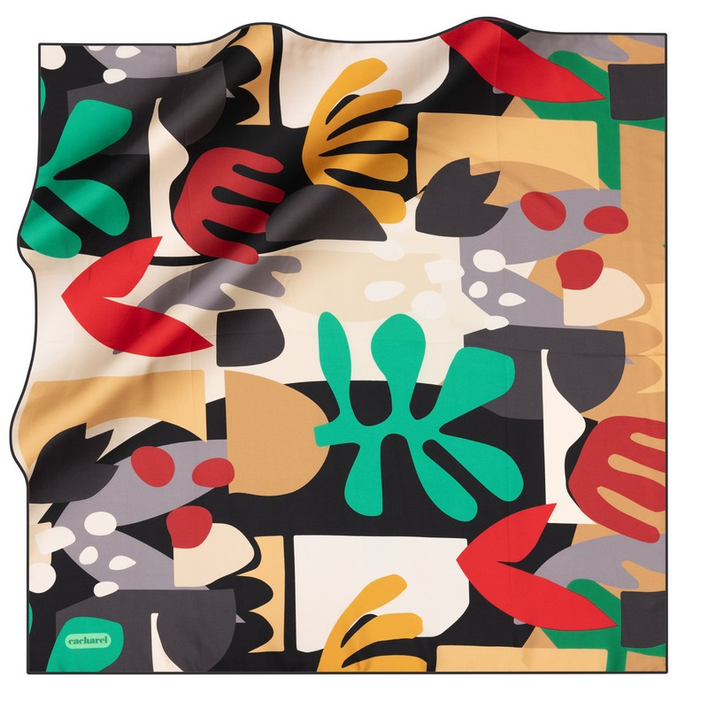 Cacharel Twill İpek Eşarp - 2025 İlkbahar-Yaz - 9006313-913 - Tivil