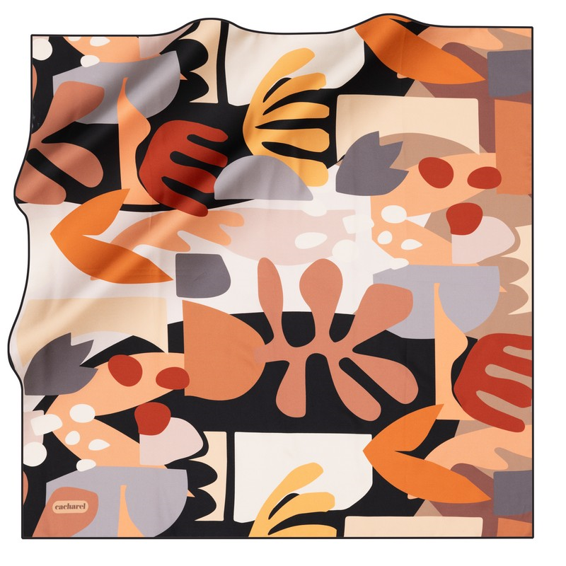 Cacharel Twill İpek Eşarp - 2025 İlkbahar-Yaz - 9006313-912 - Tivil