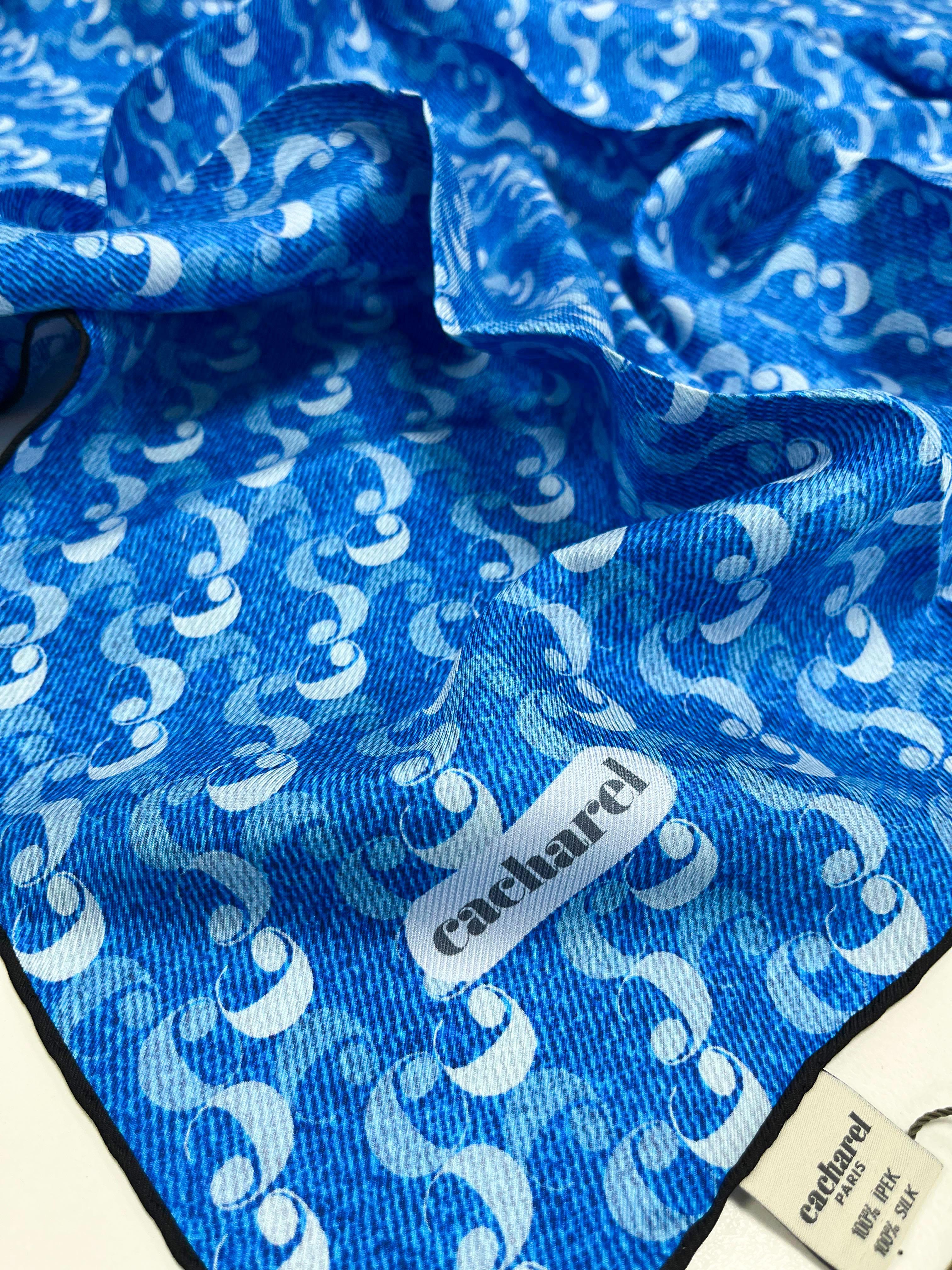 Cacharel Twill İpek Eşarp - 2025 İlkbahar-Yaz - 9005313-911 - Tivil