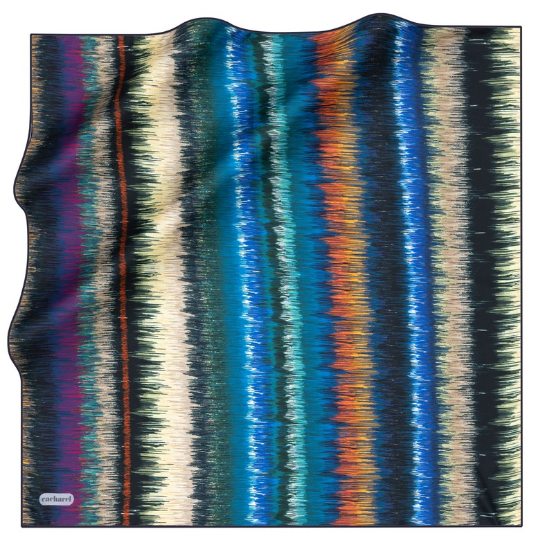 Cacharel Twill İpek Eşarp - 2025 İlkbahar-Yaz - 8739313-921 - Tivil